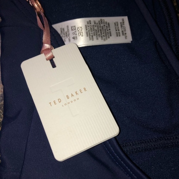NWT Ted Baker London Pikaa Swimsuit Navy Size 1 (XS/4) - Picture 5 of 7